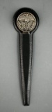 Metal Letter Opener Advertising Geocillin with Case, Medical Motif