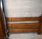 Quality “Ranch Oak” by Brand Furniture Full Size Bed with Rails