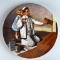 Knowles Norman Rockwell Collector's Plate #5685M “The Painter” w/ Storage Box & C of A