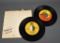 Lot of 2 Beatles 45 Vinyl Discs: Tollie No. 1001 “Twist & Shout” & Capitol BMI-5555 “Day Tripper”