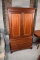 Beautifully Inlaid Cherry Media Armoire with Recessed Sliding Doors by Lexington Furniture