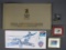 USPS Official Commemor. Souvenir XVI Olympic Winter Games Albertville Fr. 1992 Stamps, Ice Skate Pin