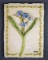 Blum Decorative Forget-Me-Not Relief Sprig Art Wall Plaque