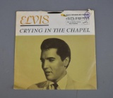 Vtg. Elvis Presley “Crying in The Chapel” 45 Vinyl, RCA Victor 447-0643 w/ Dust Sleeve