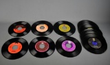 Lot of 14 Vtg. 1960s & 1970s 45 Vinyl Pop/Soul/R&B/Disco Discs: James Brown, The O'Kaysions & More