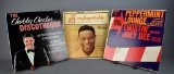 Lot of 3 Vtg Vinyl 33.3 LP Albums Chubby Checker / Nat King Cole / Twistin' Joey Dee w/ Jackets