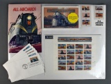 20th Century Trains Stamped Postal Card Collection Set “All Aboard!”