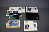 Collection of USPS First Day Covers & Stamps Commemorating Space Exploration