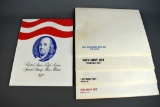 Lot of Five Souvenir Mint USPS Stamp Sets: 1972, '73, '74, '77, and '78, Mostly Unused
