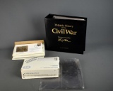 “Philatelic History of the Civil War” Album with 44 Completed Pages Plus