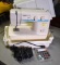 Brother LS-1217 Portable Electric Sewing Machine w/ Case & Thread Bobbins