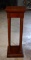 Square Four Column Mahogany Plant Stand by The Bombay Company