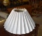 Pleated Cream Colored Lamp Shade, Like New