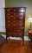 Queen Anne Style Mahogany Highboy by American Drew