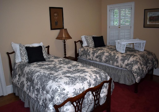Elegant Georgetown Galleries by Ritter Carved Mahogany Twin Bed w/ Sealy BackSaveRx Mattress/Springs