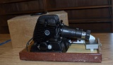 Vintage GoldE Mfg. Co. Nu-manumatic Film/Slide Projector w/ Case