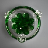 Beautiful 5” Pat O' Leary Art Glass Bowl/Tray