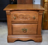 Vintage Oak Nightstand (Lots 153 -155 Match)