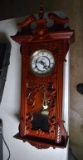 Dea Carved Case Mechanical Wall Clock, Made in China