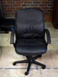 Adjustable Bonded Leather Office / Desk / Station / Work Chair