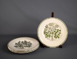 Set 4 Tiffany & Co Johnson Bros. “Herbs” Porcelain Dessert or Bread Plates