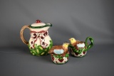 Festive 4 Piece Tea Set  by Noritake, Coordinates with “Royal Hunt”