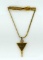 Vintage 10K Yellow Gold Kappa Delta Pi Society Tie Clasp