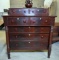 American Sheraton Mahogany Chest, Early 19th C.