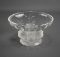 Classic Lalique Art Glass “Nogent” Bird Pedestal Bowl, 5.5” Diameter