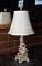 Elegant Continental Porcelain Figural Electric Lamp