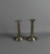 Pair of 6” H Sterling Silver Weighted Candlesticks