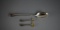 Lot of 3 Antique English Sterling Spoons; Geo. III Stuffing Spoon & 2 Scottish Master Salt Spoons