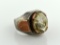 Splendid Silver, Rose Gold & Citrine Ring, Size 10.5