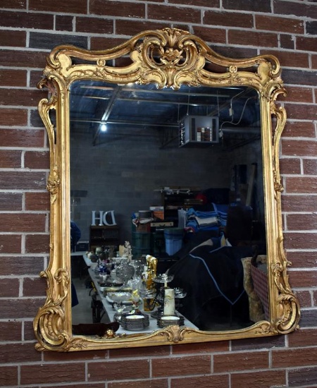 Antique 19th C. Neoclassical Manner Pier Mirror from New Orleans, LA