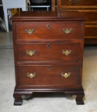 Fine Vintage Craftique Chippendale Mahogany Nightstand (Lots 242 & 243 Match)