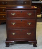 Fine Vintage Craftique Chippendale Mahogany Nightstand (Lots 242 & 243 Match)