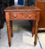 Antique Mid 18th Century Walnut Country Sheraton Side Table