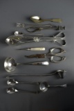 Lot of Eleven Miscellaneous Silver Plate Implements & One British Sterling Handle Fowl Shears