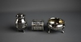 Lot of Three Small Attractive Silver Plate Items, Various Makers