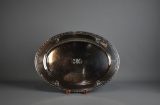 Gorham 18” Sterling Silver Tray “Cinderella”, Monogrammed; 1,274 Grams