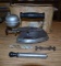 Antique Sears Roebuck & Co. Gas Powered Iron w/ Accessories