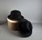 Vintage Felt Dobbs Fedora & Capson Bowler Hats w/ Woodward Shops Hat Box
