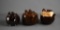 Lot of 3 Old Brown Ceramic Teapots: Sadler, Arthur Wood & Unmarked