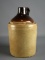 Antique Salt Glaze Stoneware 9.5” Whiskey Jug