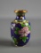 Two Small Cloisonne Items: Vase and Egg
