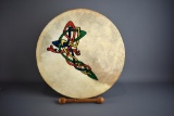 Genuine Handcrafted Malachy Kearns Goatskin Bodhran & Drum Stick