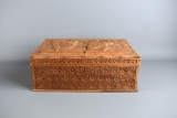 Attractive 14.5” L Hand Carved Box