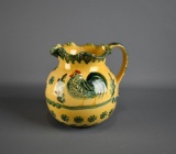 Italian Hand Painted Pitcher with Rooster Motif