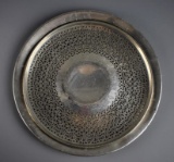Two Pewter Items: Old English #301 Tray and New Amsterdam P260 Pierced Tray