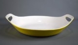 Vintage 16” Yellow Enamelware Pan